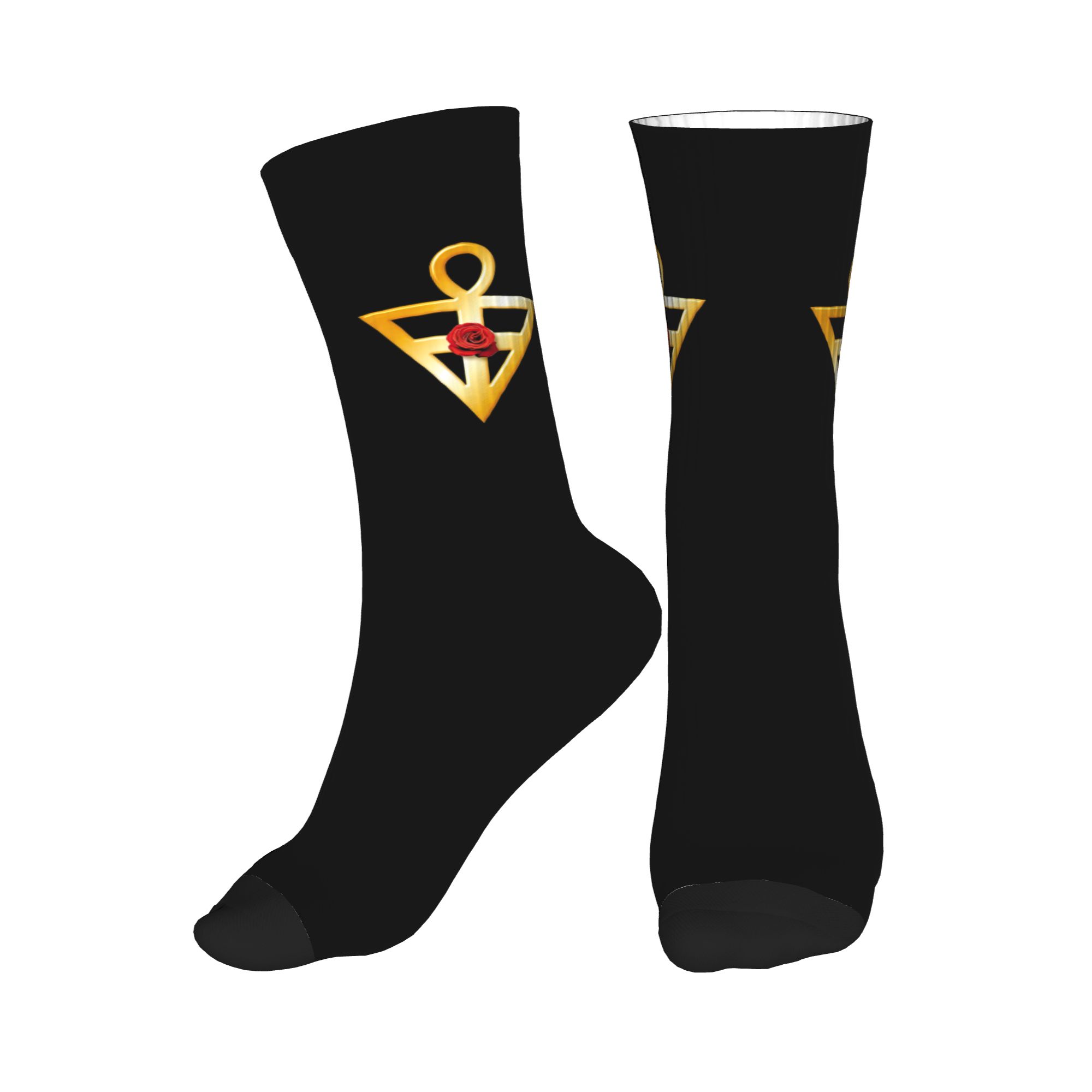 Dress Sock Men - Emblem of the Rosicrucian Order Dress
