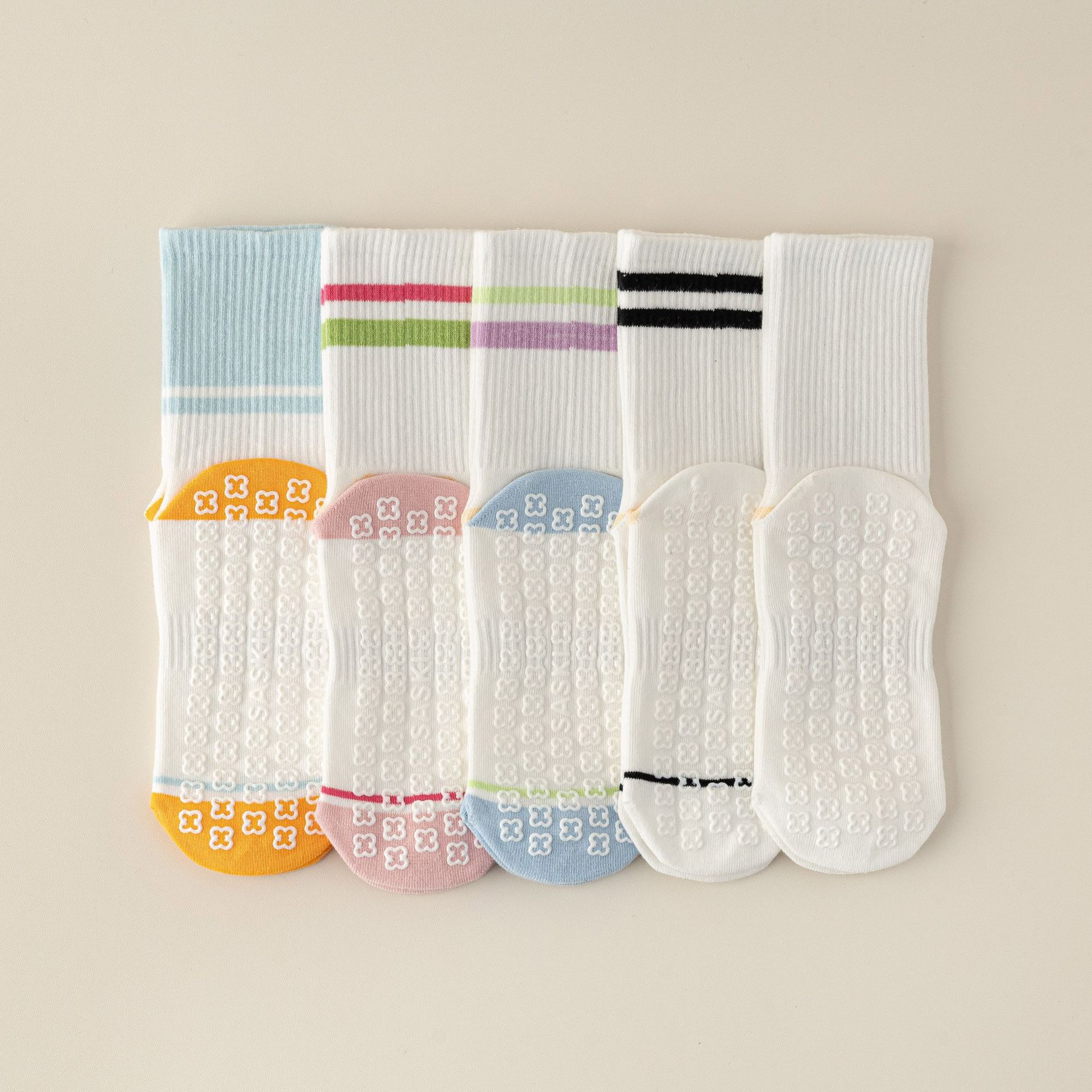 2pairs Non-Slip Grip Sock Slip - Grip Sock Yoga บทวิจารณ์และราคา