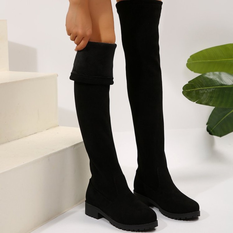 Women Over The Knee Boots Thig - Knee High Sock Women บทวิจารณ์และราคา