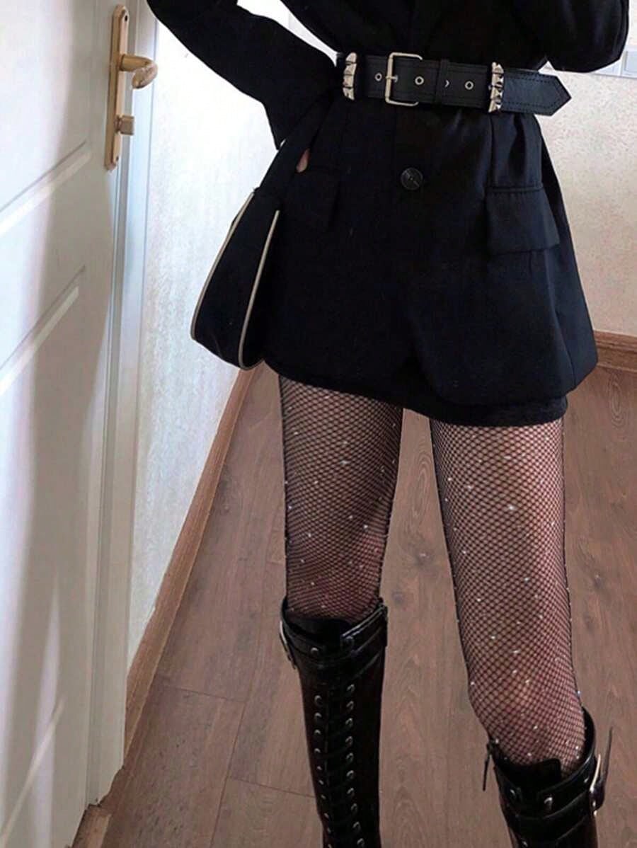 Women's Sheer Rhinestone Fishn - Tights Pantyhose Sheer บทวิจารณ์และราคา