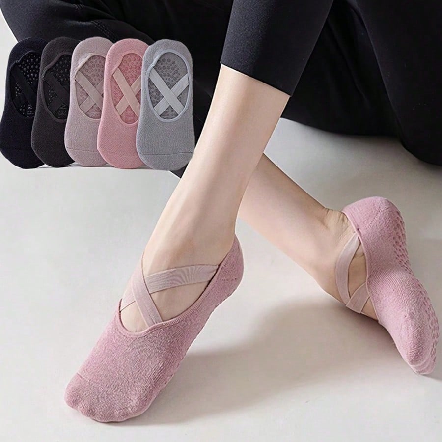 Aesthetic Ballet-Inspired Non  - Grip Sock Yoga บทวิจารณ์และราคา