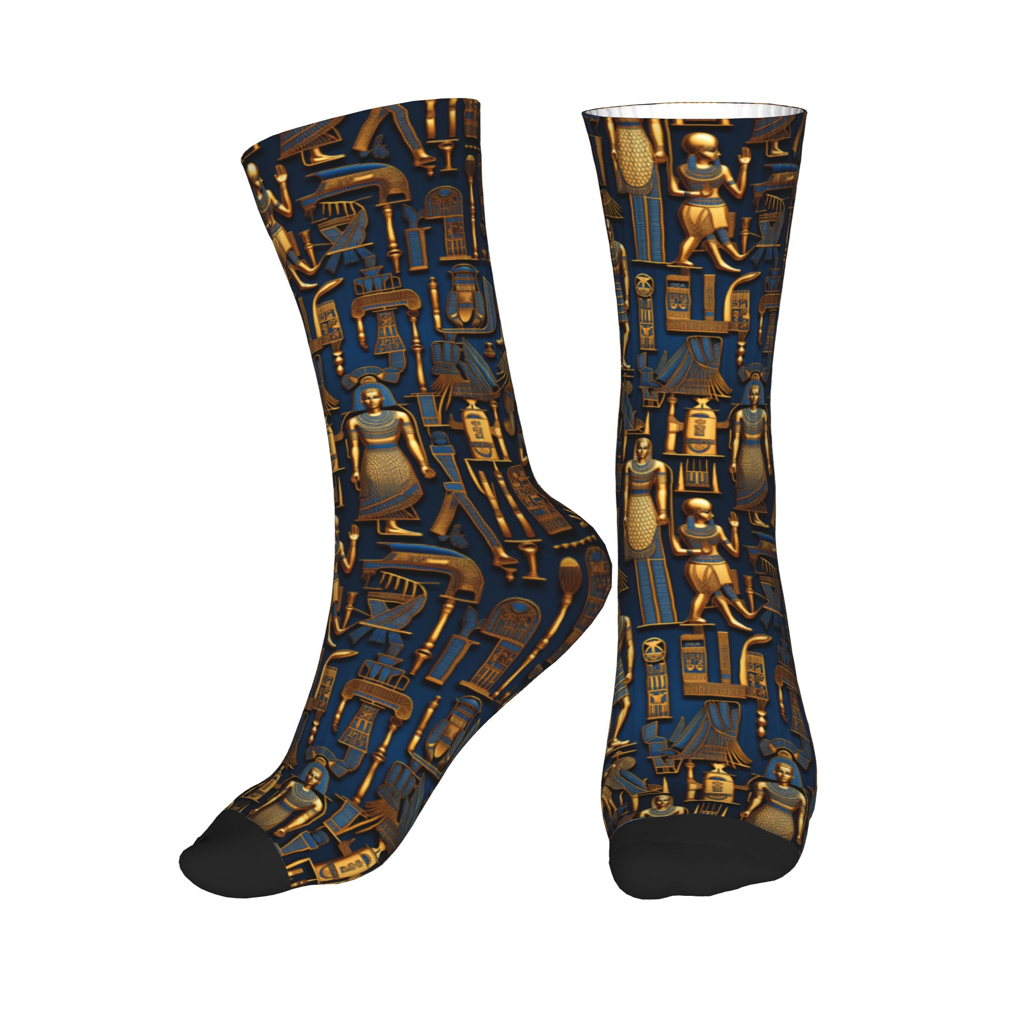 Egyptian Gods And Symbols Patt - Dress Sock Men บทวิจารณ์และราคา