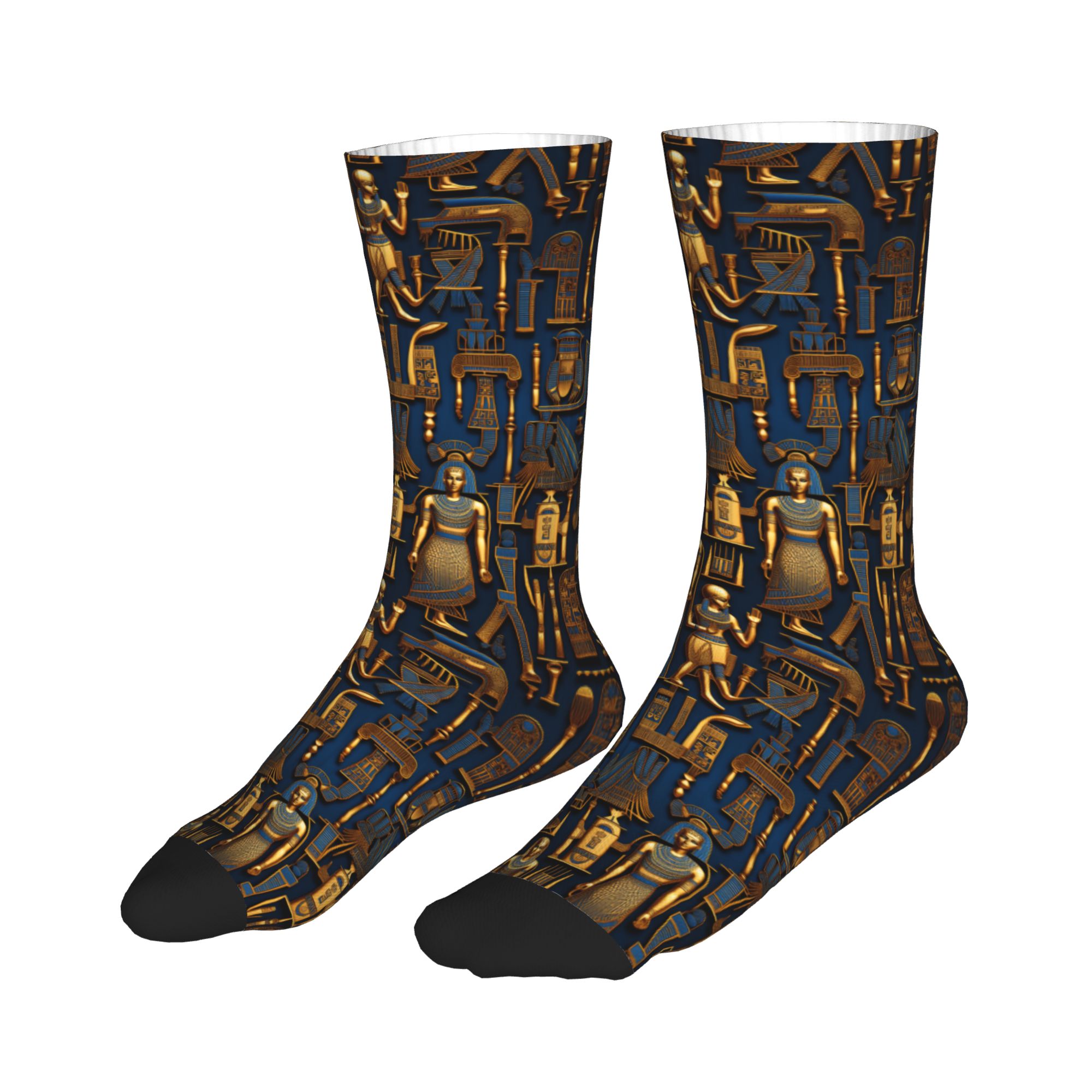 Egyptian Gods And Symbols Patt - Dress Sock Men บทวิจารณ์และราคา