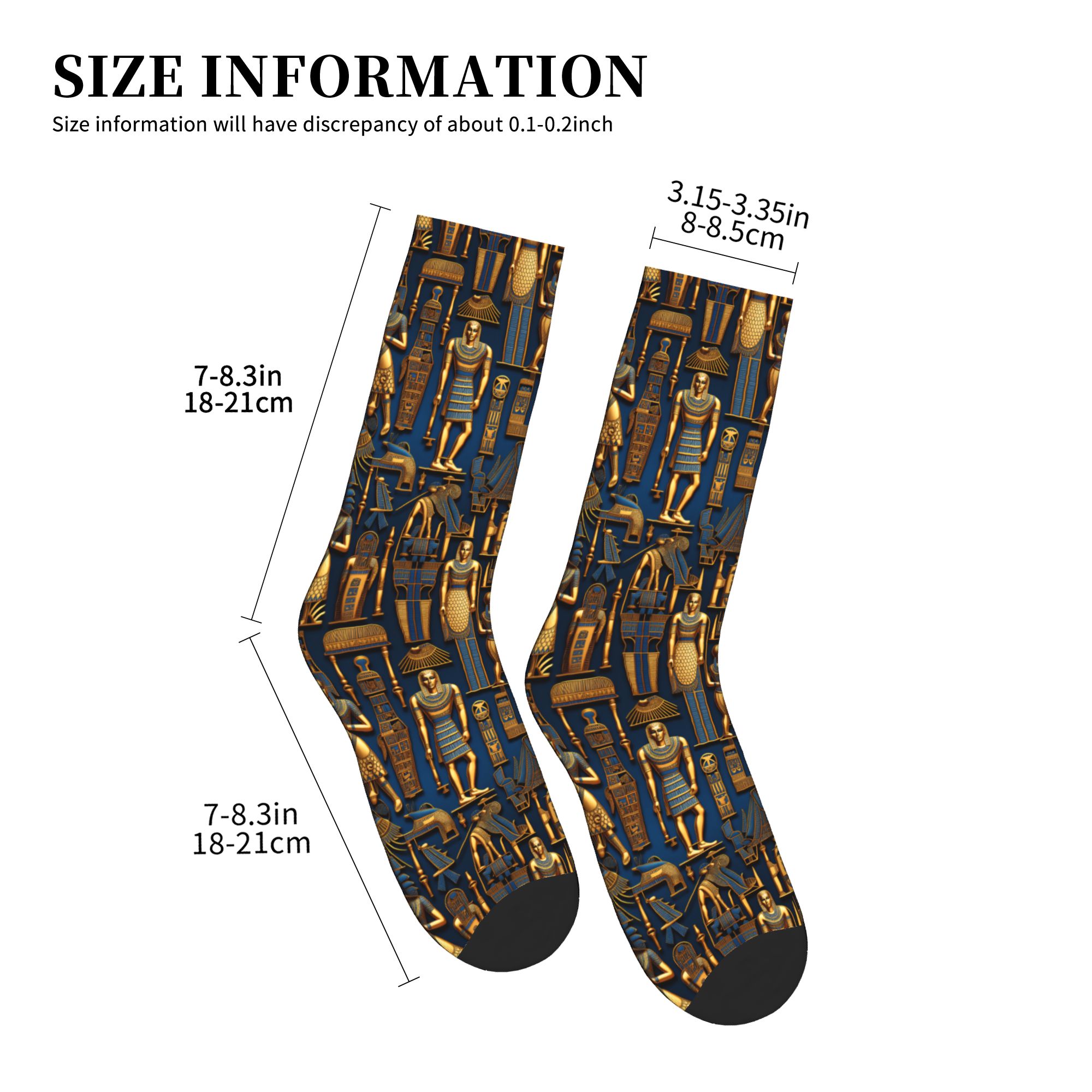 Egyptian Gods And Symbols Patt - Dress Sock Men บทวิจารณ์และราคา