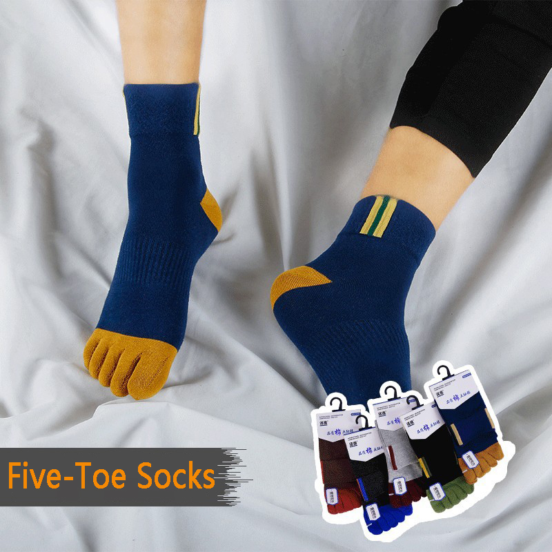 5 Pair Men's Casual Five-Toe C - Toe Sock Split บทวิจารณ์และราคา