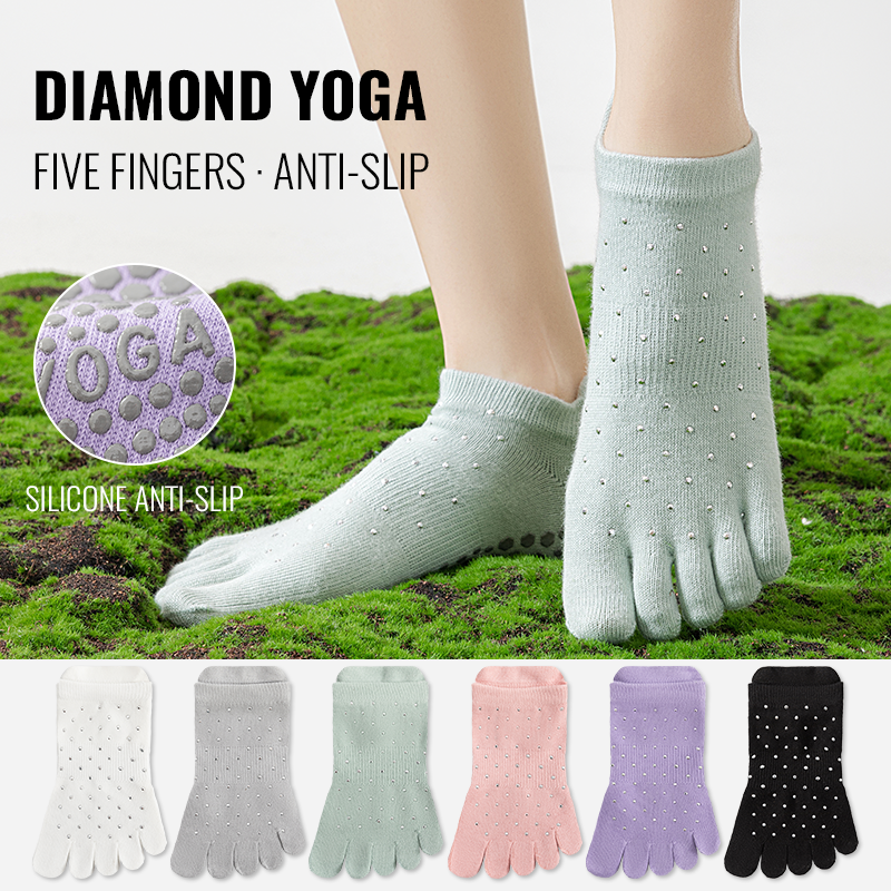 MiiOW Non-Slip Grip Pilates So - Toe Sock Split บทวิจารณ์และราคา