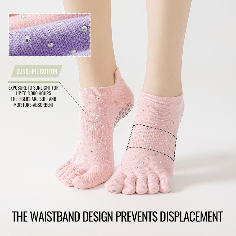 MiiOW Non-Slip Grip Pilates So - Toe Sock Split บทวิจารณ์และราคา