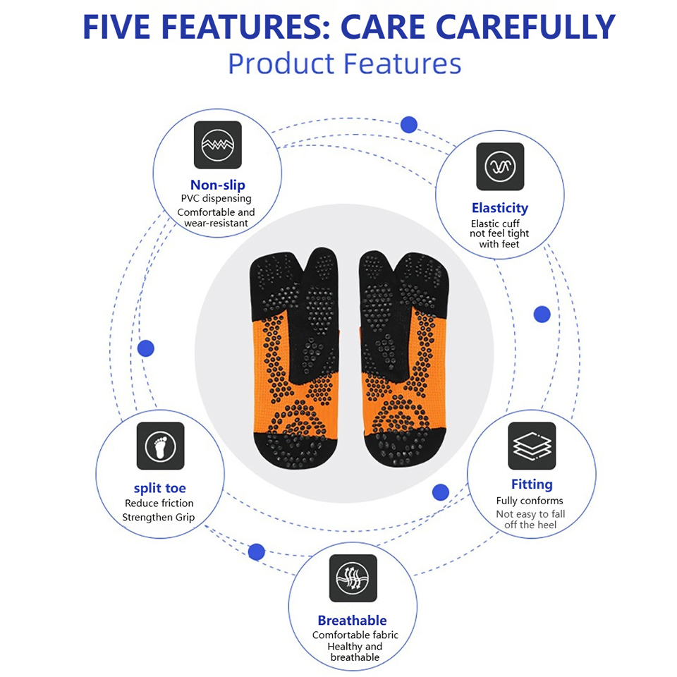 LOOGDEEL Two-toe Non-slip Sili - Toe Sock Split บทวิจารณ์และราคา