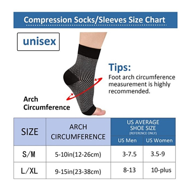 1Pair Ankle Brace Compression  - Ankle Brace Sock บทวิจารณ์และราคา
