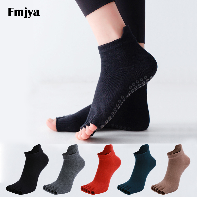 Yoga Socks Half Toe Anti-Slip  - Grip Sock Yoga บทวิจารณ์และราคา