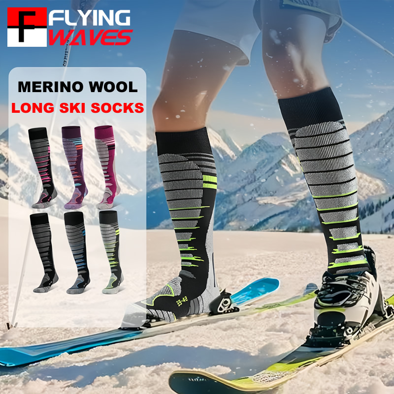 Merino Wool Ski Socks Cold Wea - Thermal Sock Winter บทวิจารณ์และราคา