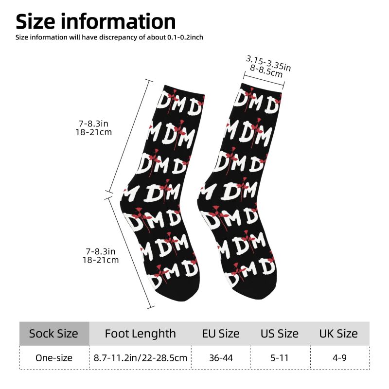 Custom Depeche Mode Mens Crew  - Dress Sock Men บทวิจารณ์และราคา