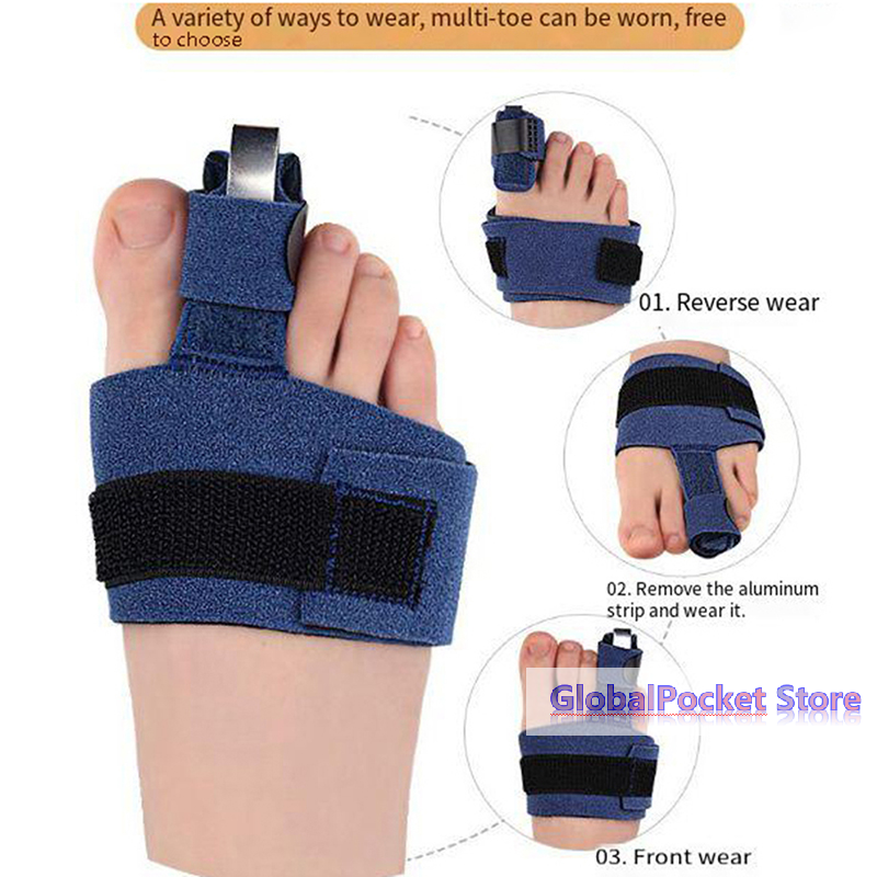 1Pcs Toe Corrector Toe Fractur - Ankle Brace Sock บทวิจารณ์และราคา