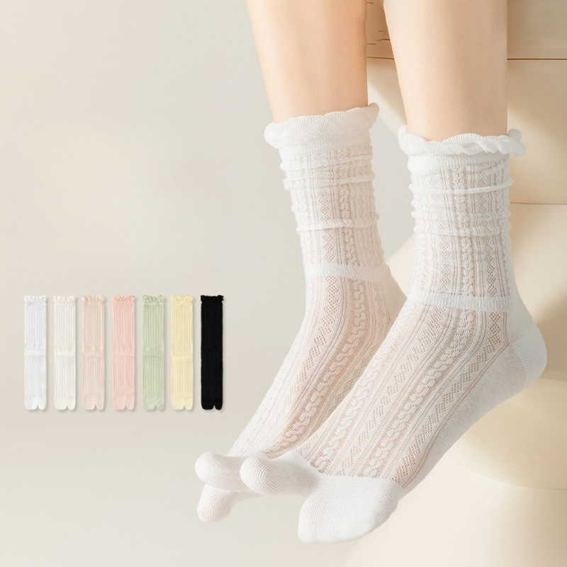 5 Pairs Split-toe Socks Women  - Toe Sock Split บทวิจารณ์และราคา