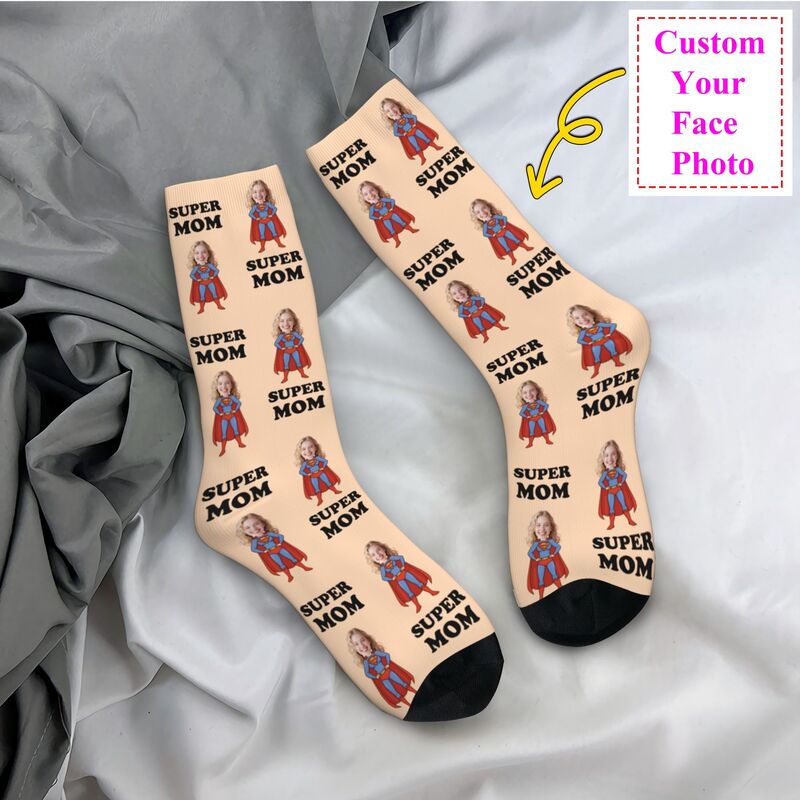 Super Mom Custom Mens Crew Soc - Dress Sock Men บทวิจารณ์และราคา