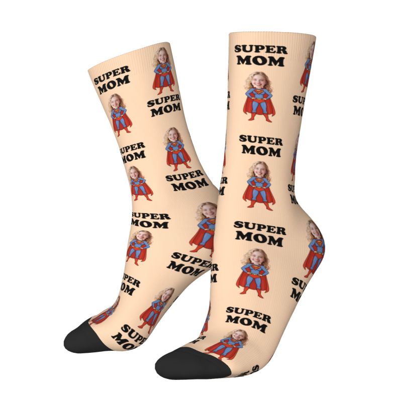Super Mom Custom Mens Crew Soc - Dress Sock Men บทวิจารณ์และราคา