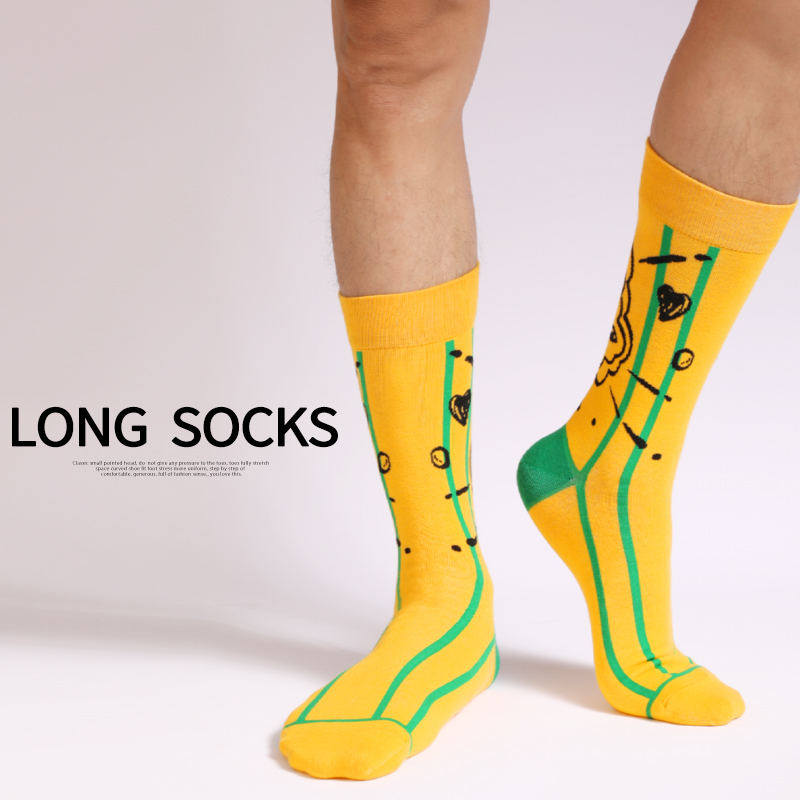 5Pairs Mens Fun Dress Socks, P - Cotton Crew Sock Pack บทวิจารณ์และราคา