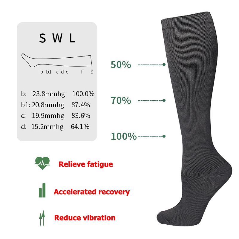 Unisex Anti-Fatigue Varicose V - Compression Sock Medical บทวิจารณ์และราคา