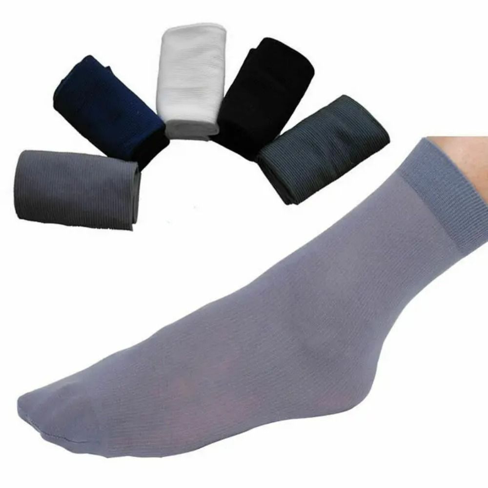 10pairs Men Ice Silk Socks Sum - Silk Sock Bamboo บทวิจารณ์และราคา