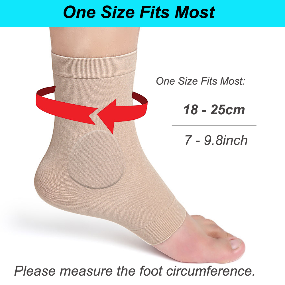 1Pair Boot Bumper Gel Pad Slee - Ankle Brace Sock บทวิจารณ์และราคา