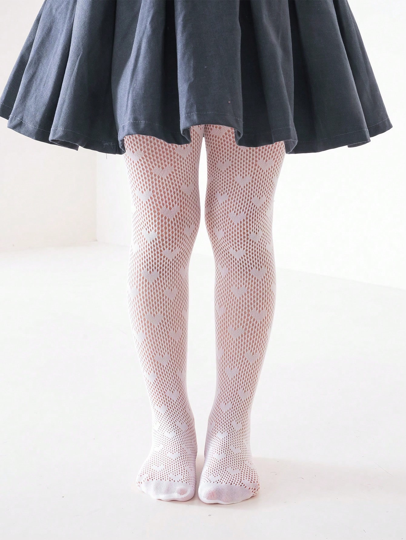 2Pcs Toddler Girls Heart Patte - Tights Pantyhose Sheer บทวิจารณ์และราคา