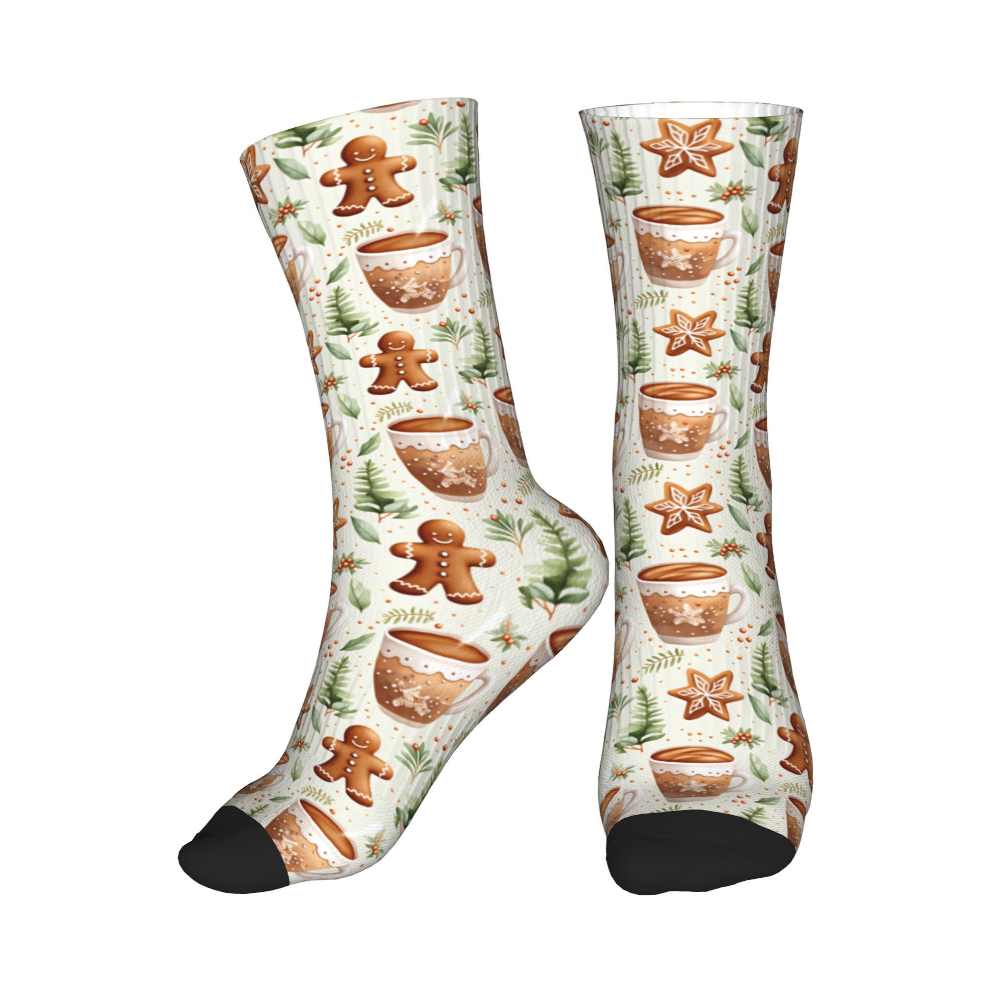 Christmas Gingerbread Man Hot  - Dress Sock Men บทวิจารณ์และราคา