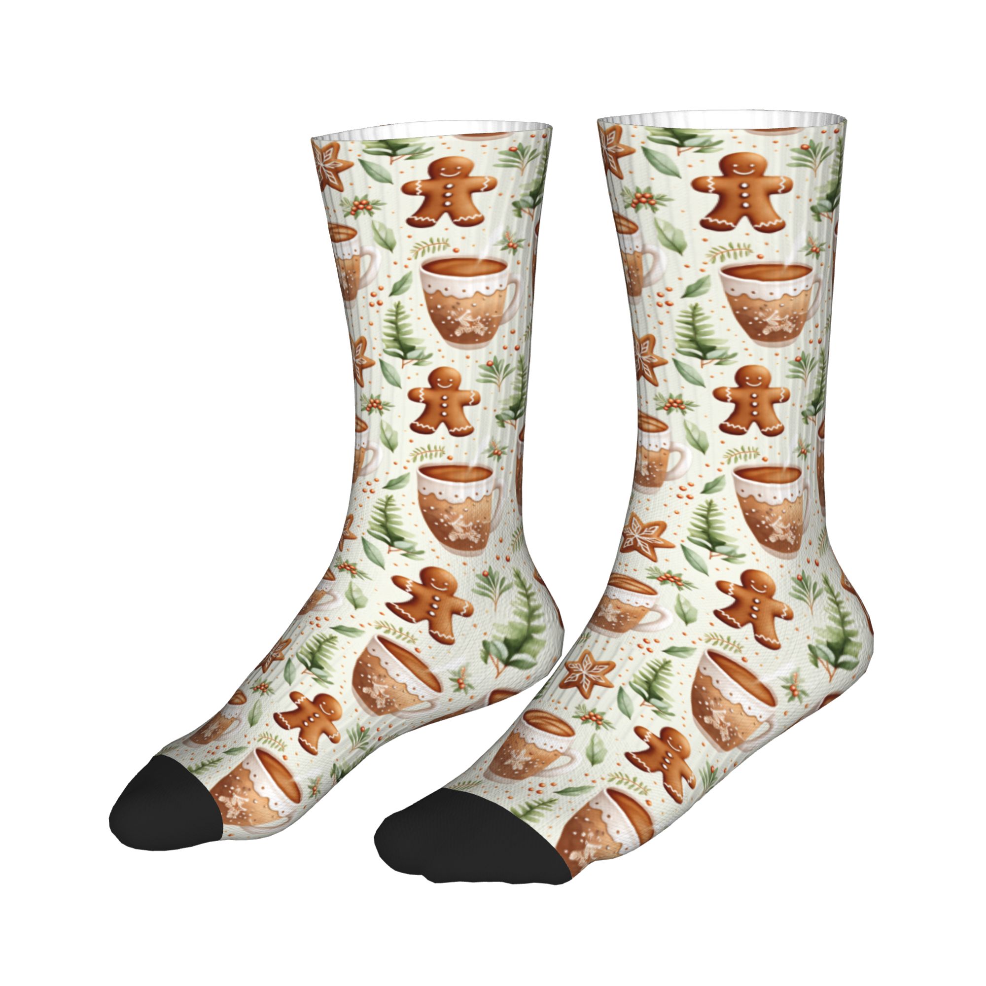Christmas Gingerbread Man Hot  - Dress Sock Men บทวิจารณ์และราคา