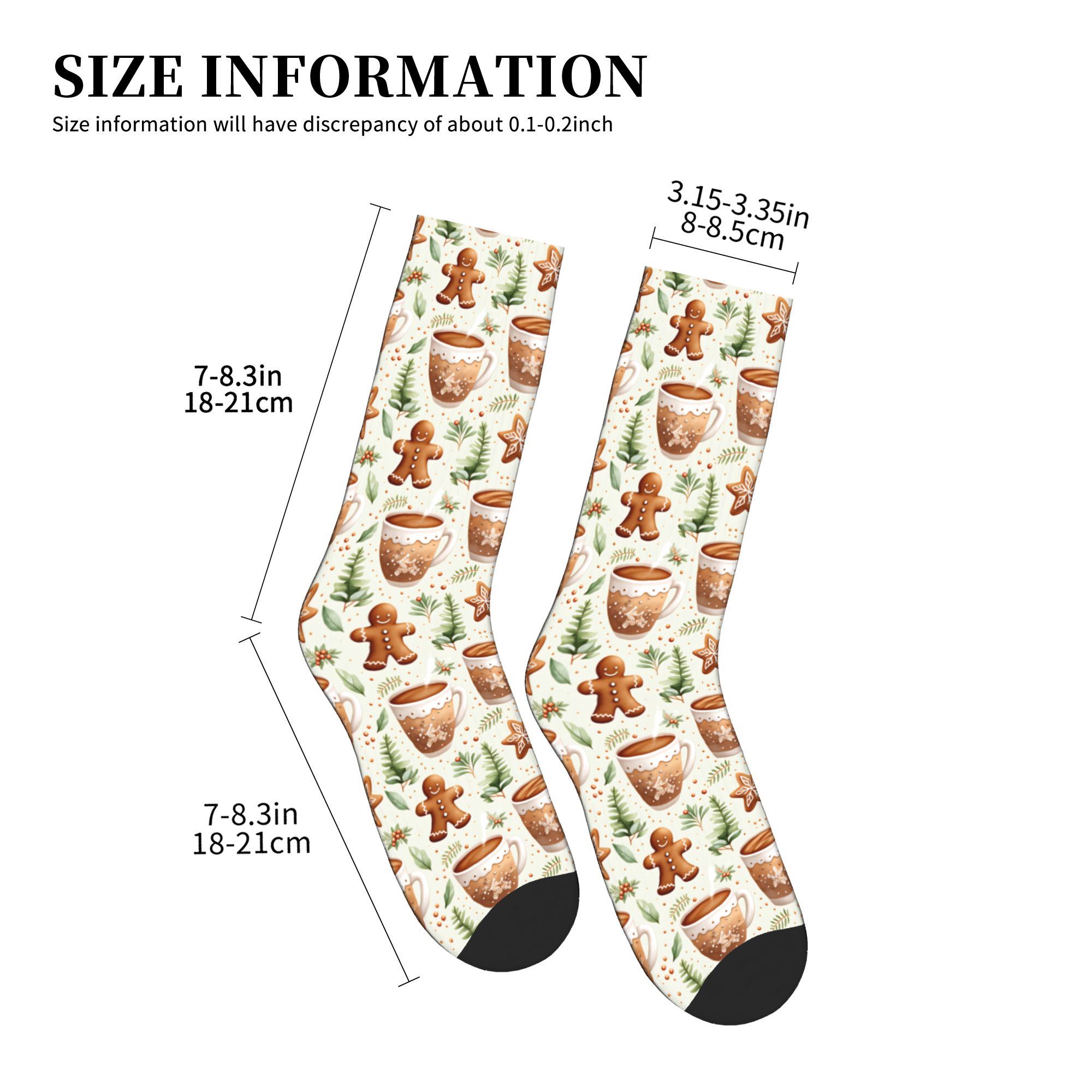 Christmas Gingerbread Man Hot  - Dress Sock Men บทวิจารณ์และราคา