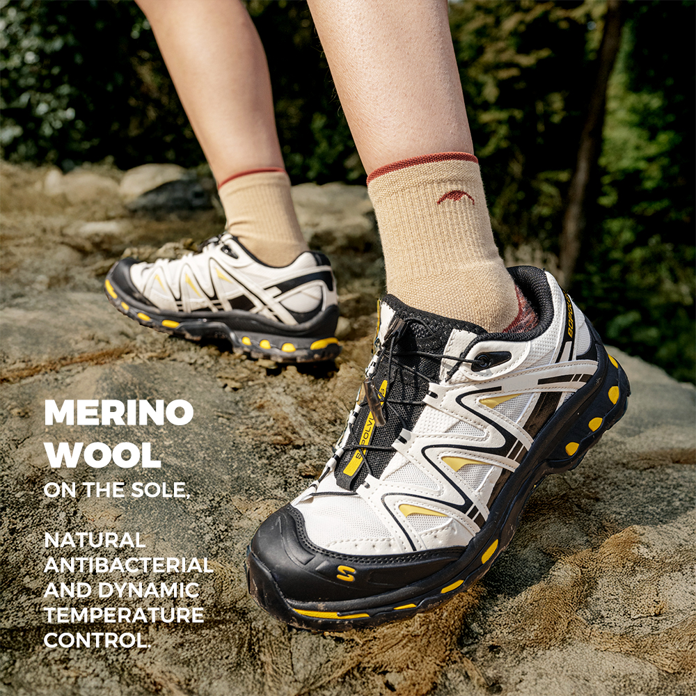 Naturehike Socks Sports Hygros - Wool Hiking Sock บทวิจารณ์และราคา