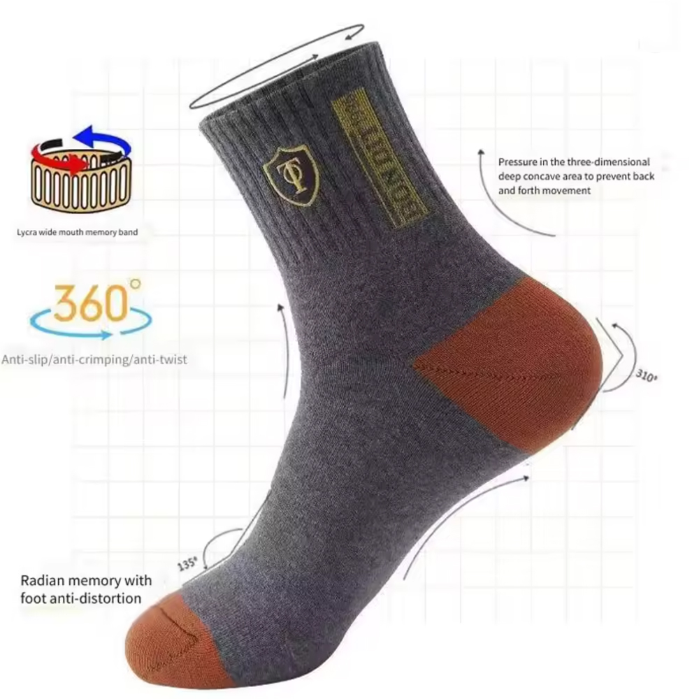 Men's 20-Pack Premium Thermal  - Cotton Crew Sock Pack บทวิจารณ์และราคา