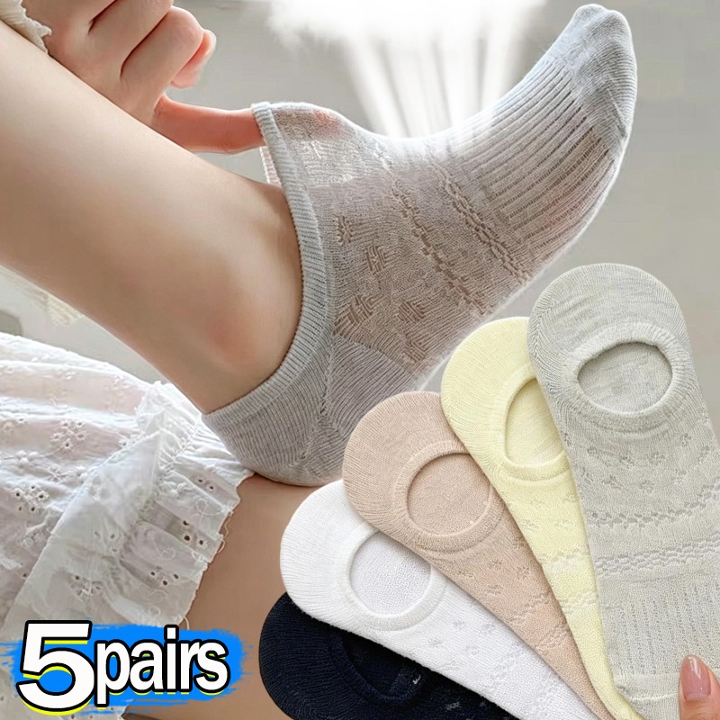 Lace Openwork Ballet Socks for - Invisibility Sock Loafer บทวิจารณ์และราคา