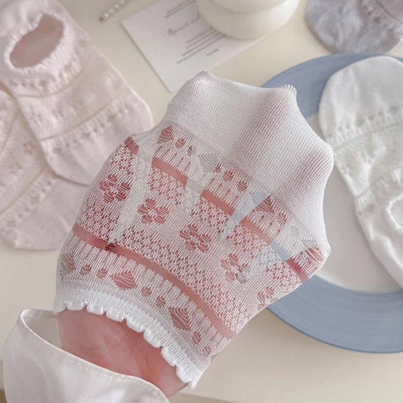 Lace Openwork Ballet Socks for - Invisibility Sock Loafer บทวิจารณ์และราคา