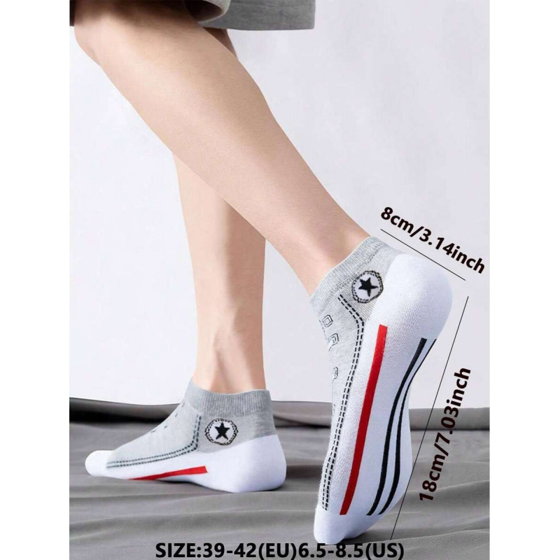 5/10 Pairs Multi-Color Breatha - Ankle Sock Low Cut บทวิจารณ์และราคา