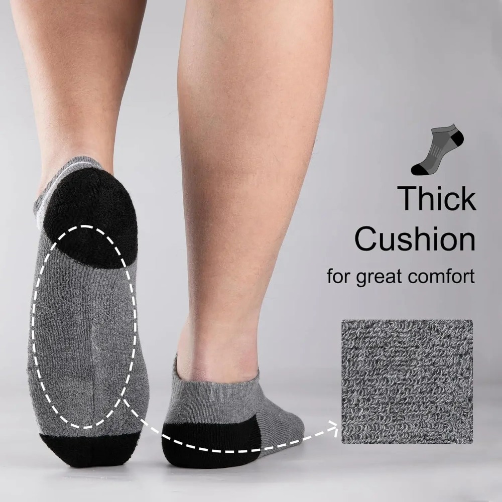 1-10Pairs Breathable Mens Summ - Ankle Sock Low Cut บทวิจารณ์และราคา