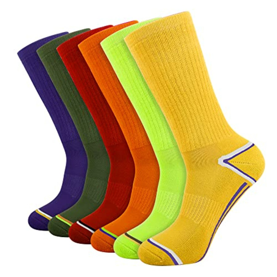 Mens 6 Pack Athletic Performan - Athletic Sock Cushion บทวิจารณ์และราคา