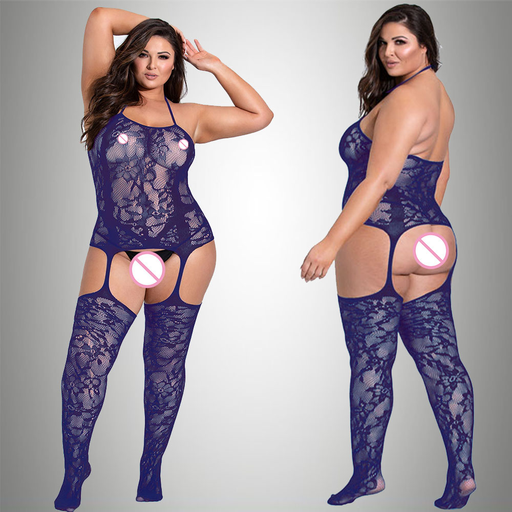 New Plus Size Bodystocking Bod - Fishnet Stocking Women บทวิจารณ์และราคา