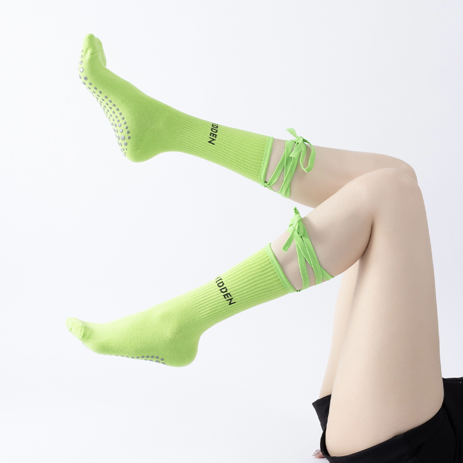 Women Bandage Yoga Socks Cotto - Grip Sock Yoga บทวิจารณ์และราคา