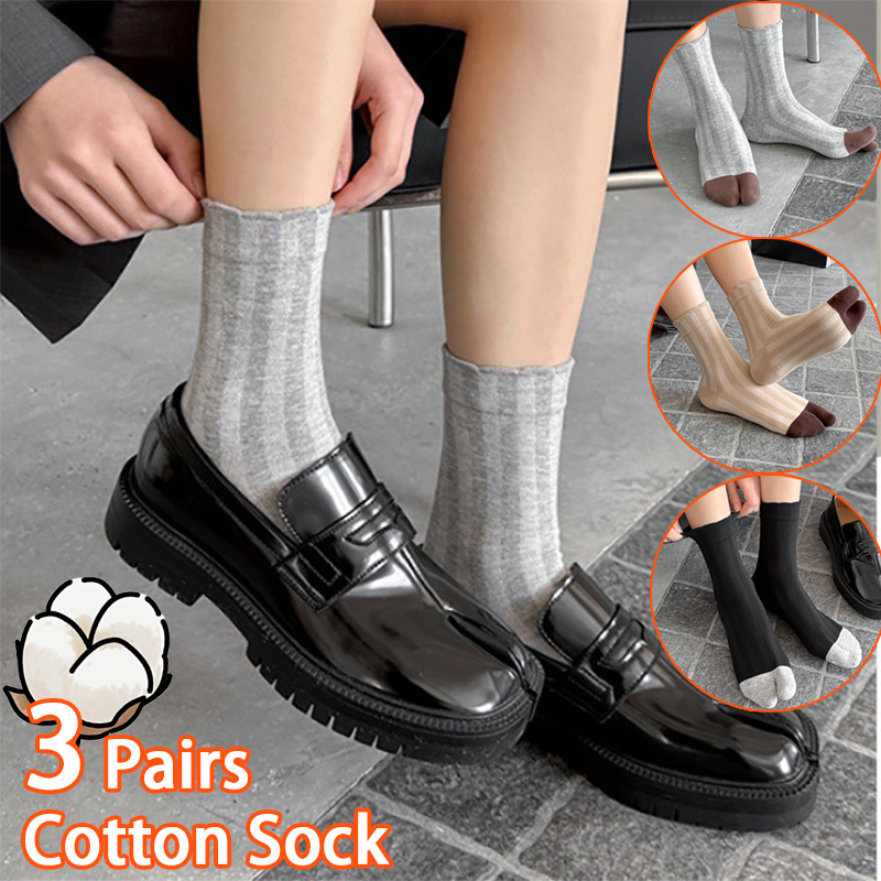 Japanese Split toe Cotton Tabi - Toe Sock Split บทวิจารณ์และราคา