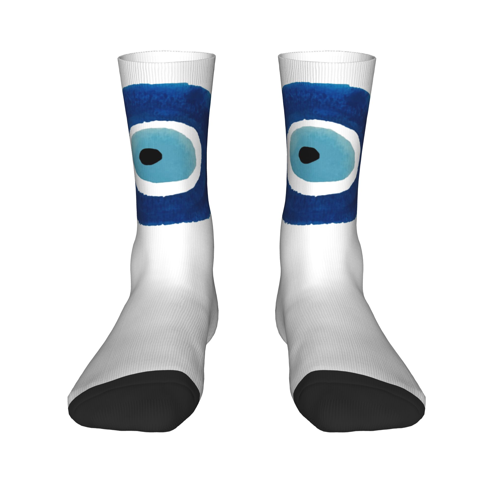 Custom Watercolor Evil Eye Naz - Dress Sock Men บทวิจารณ์และราคา
