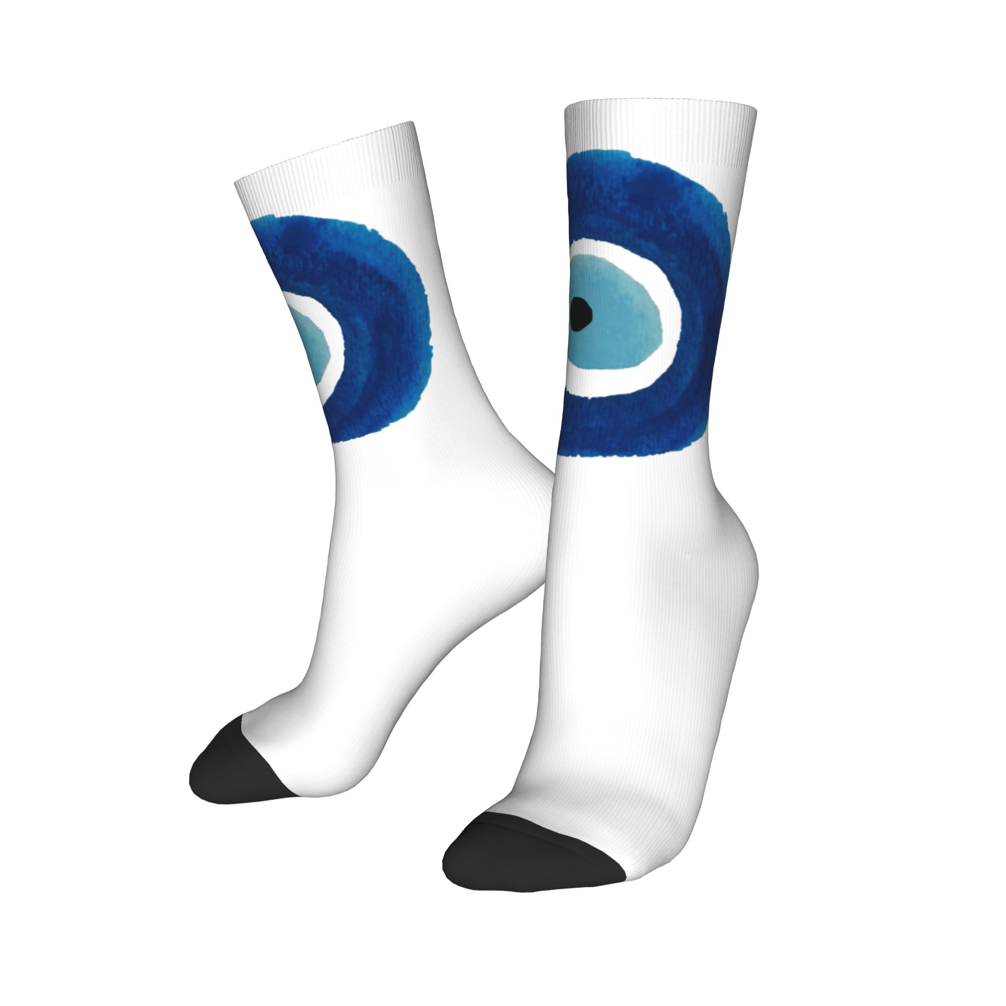 Custom Watercolor Evil Eye Naz - Dress Sock Men บทวิจารณ์และราคา