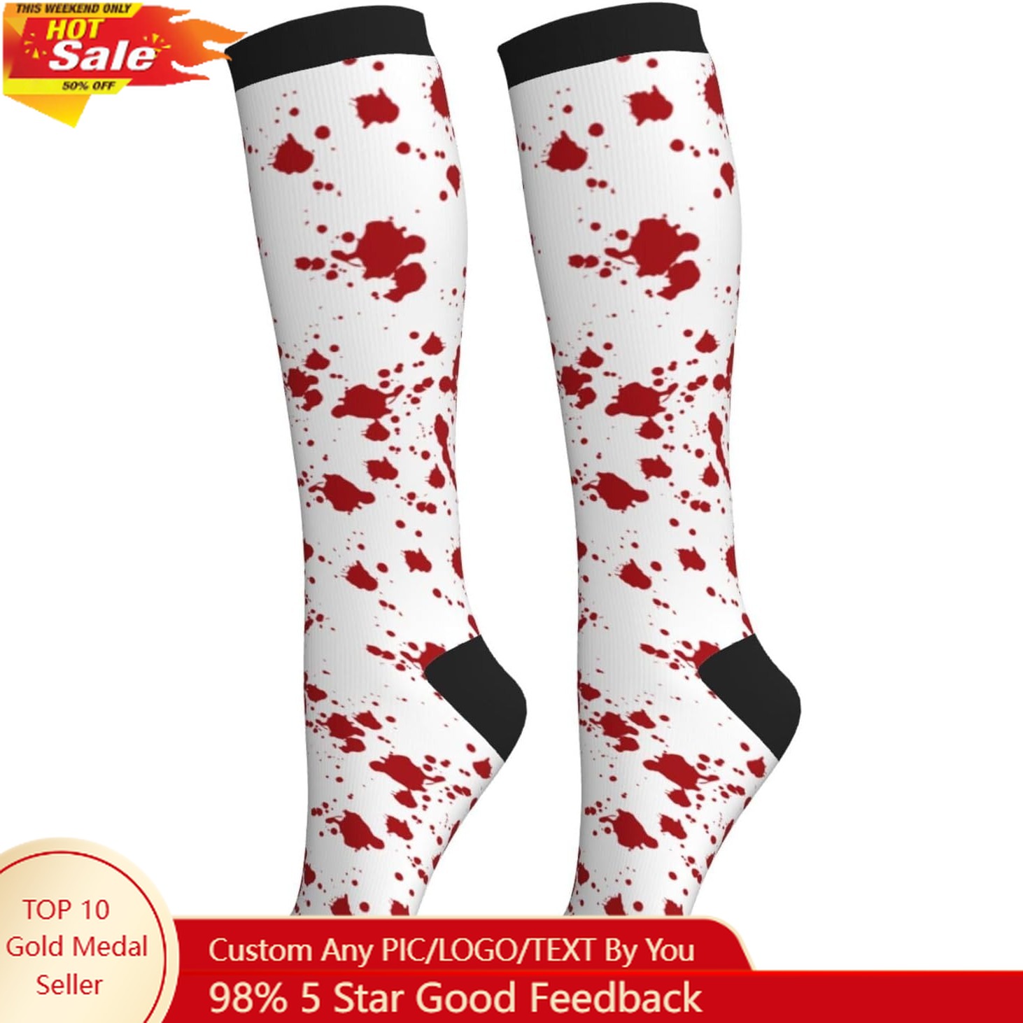 Compression Socks Calf Knee Hi - Knee High Sock Women บทวิจารณ์และราคา