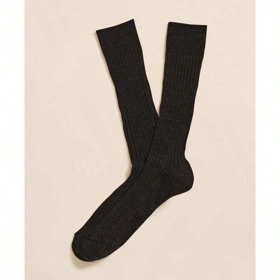 Ribbed Knee High Socks Merino  - Knee High Sock Women บทวิจารณ์และราคา