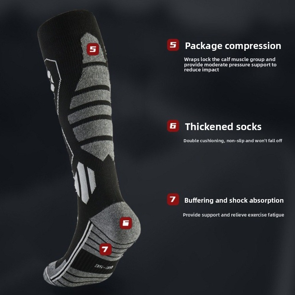 New Thickened Ski Socks Breath - Thermal Sock Winter บทวิจารณ์และราคา