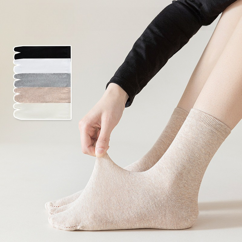 1Pair Cotton Tabi Socks Japane - Toe Sock Split บทวิจารณ์และราคา