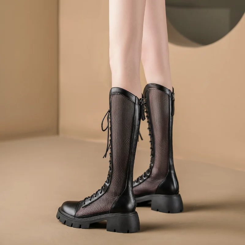Women Summer Knee-high Mesh Hi - Knee High Sock Women บทวิจารณ์และราคา