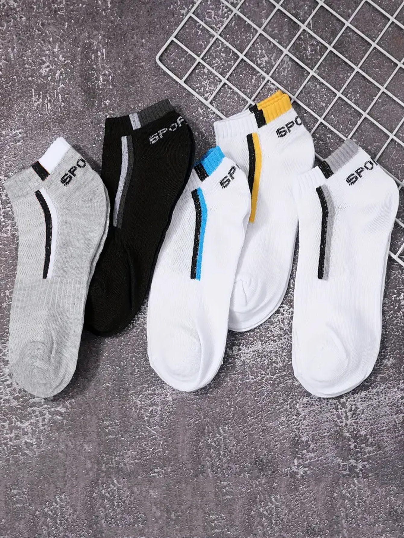 30Pairs Men's Mesh Breathable  - Ankle Sock Low Cut บทวิจารณ์และราคา