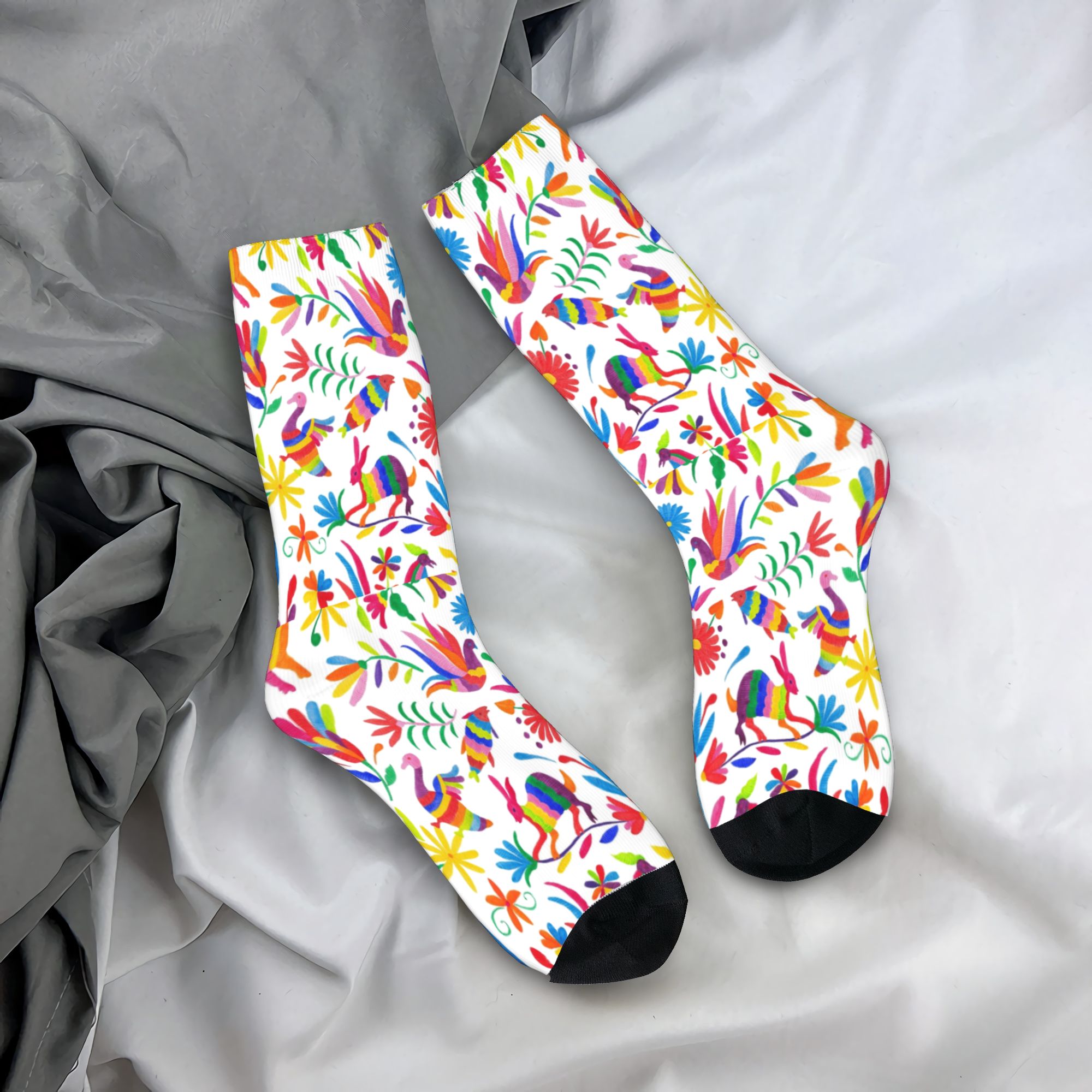 Custom Otomi Folk Mexican Art  - Dress Sock Men บทวิจารณ์และราคา