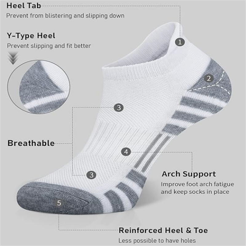 Unisex Cushioned Breathable An - Athletic Sock Cushion บทวิจารณ์และราคา