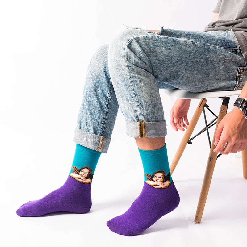 7 Pairs Lot Pack Dropshipping  - Cotton Crew Sock Pack บทวิจารณ์และราคา