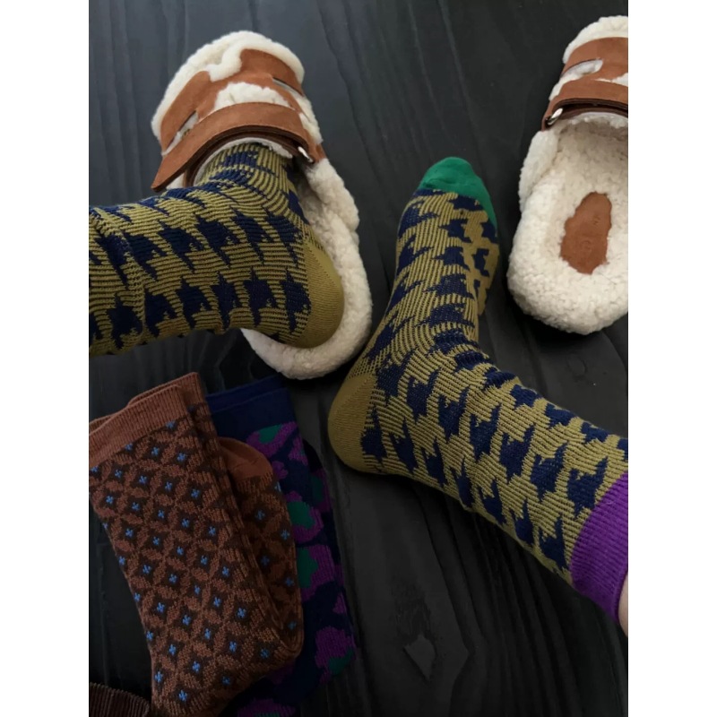 Women's Crew Socks Mid Calf So - Cotton Crew Sock Pack บทวิจารณ์และราคา